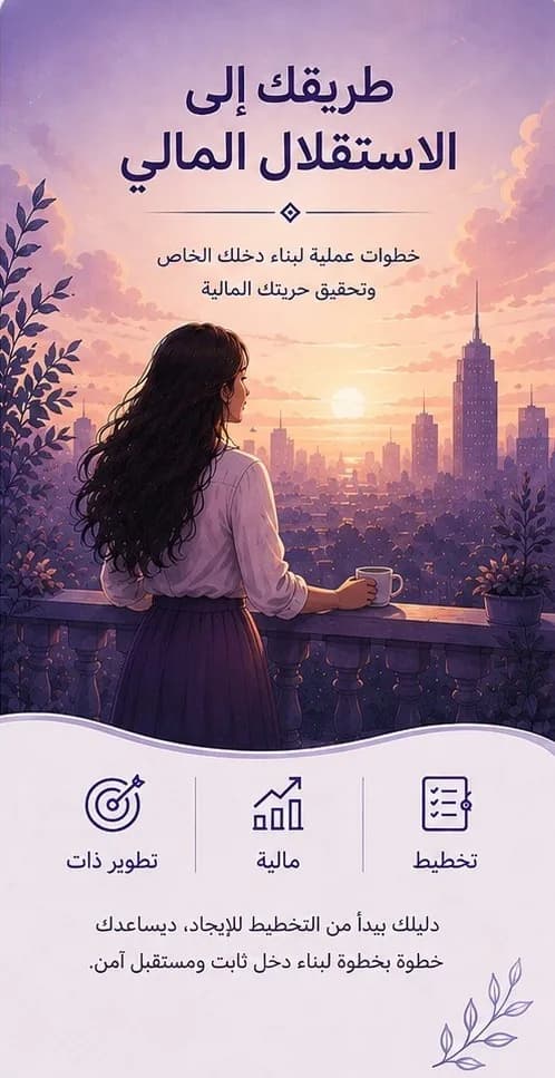 غلاف كتاب طريقك إلى الاستقلال المالي